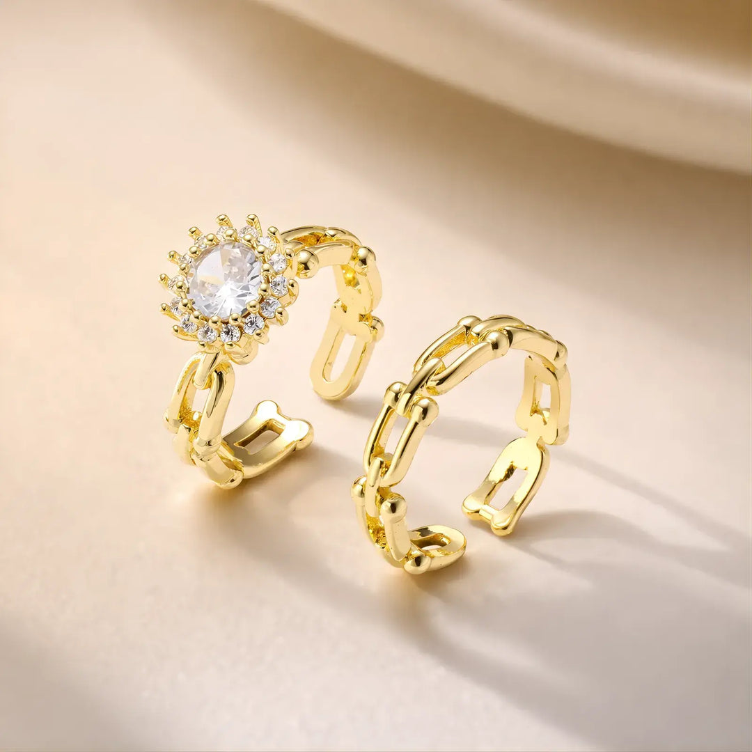 Éclat Chain Duo | 手もとに、静かな華やぎ