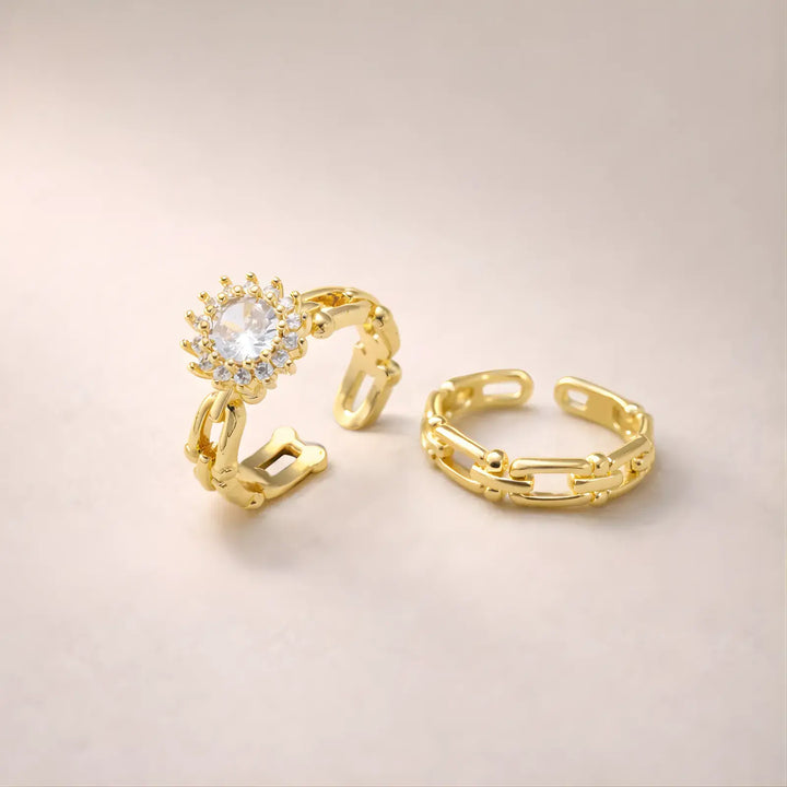 Éclat Chain Duo | 手もとに、静かな華やぎ