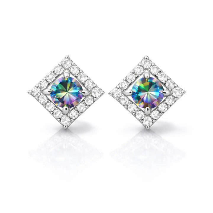 Aurora Frame Studs | 静かな光を、耳元に