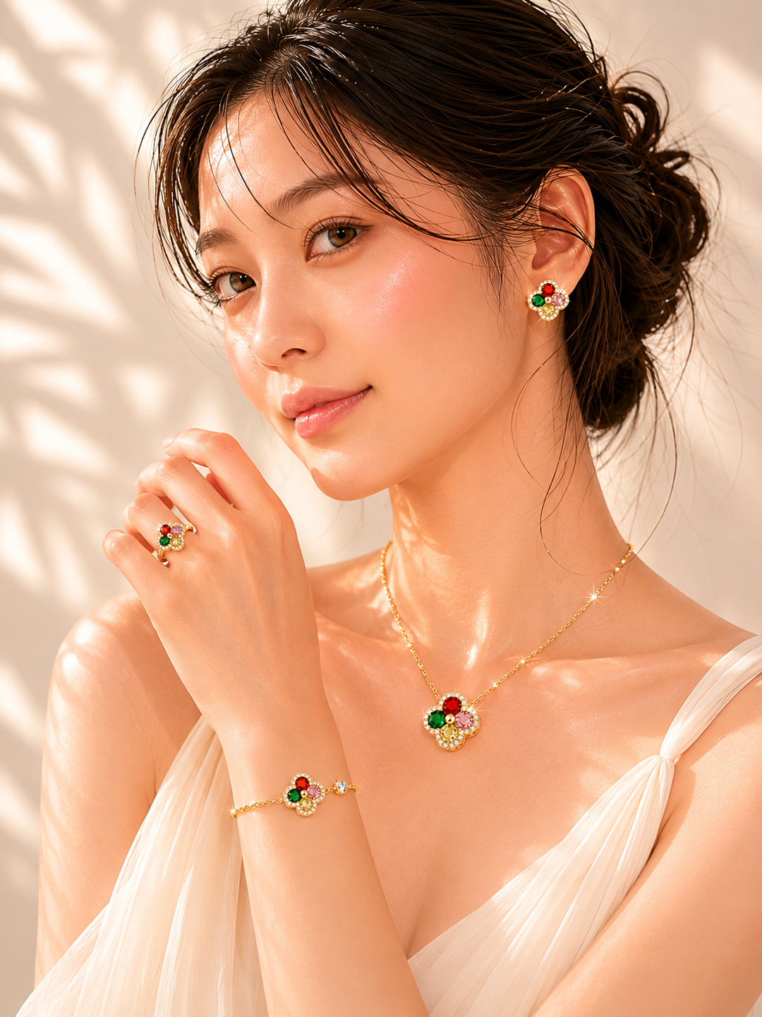 Clover Lumière Set | 色彩が咲く、静かな幸運