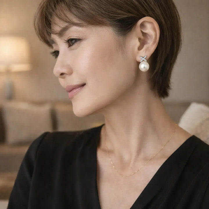 Liora Pearl Studs | 静かな光を、耳もとに。